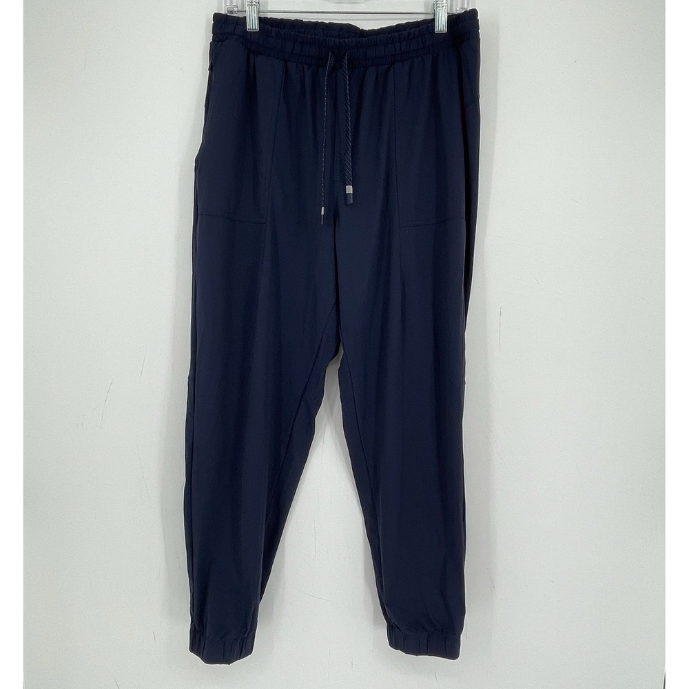 Fabletics Women's Navy Elastic Waist Stretch All Day Jogger Sweatpants Size L